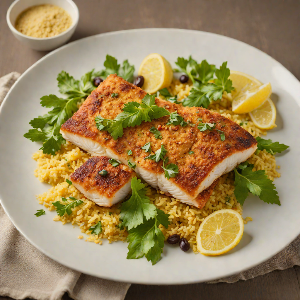 Pan-Seared Catfish with Spiced Cornmeal Crust