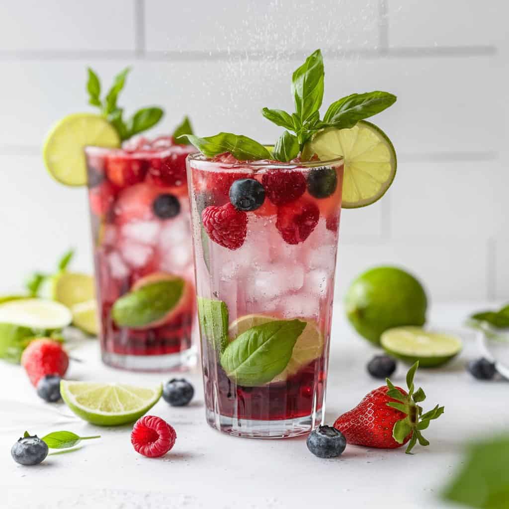 Velvet Berry Basil Smash