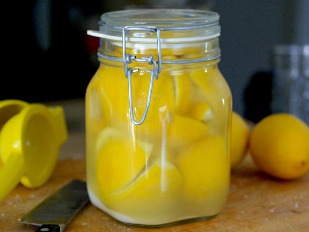 Pickled Sour Lemon and Yogurt Salad
