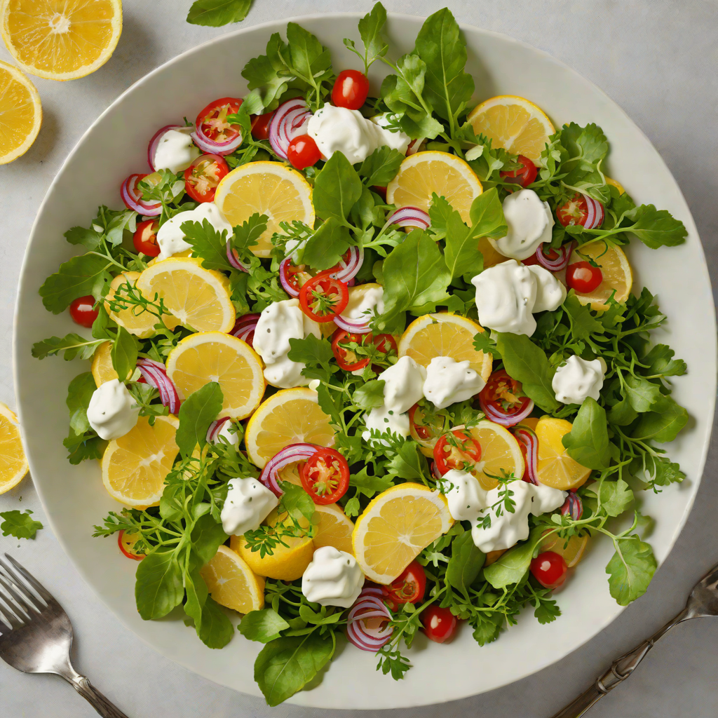 Pickled Sour Lemon and Yogurt Salad