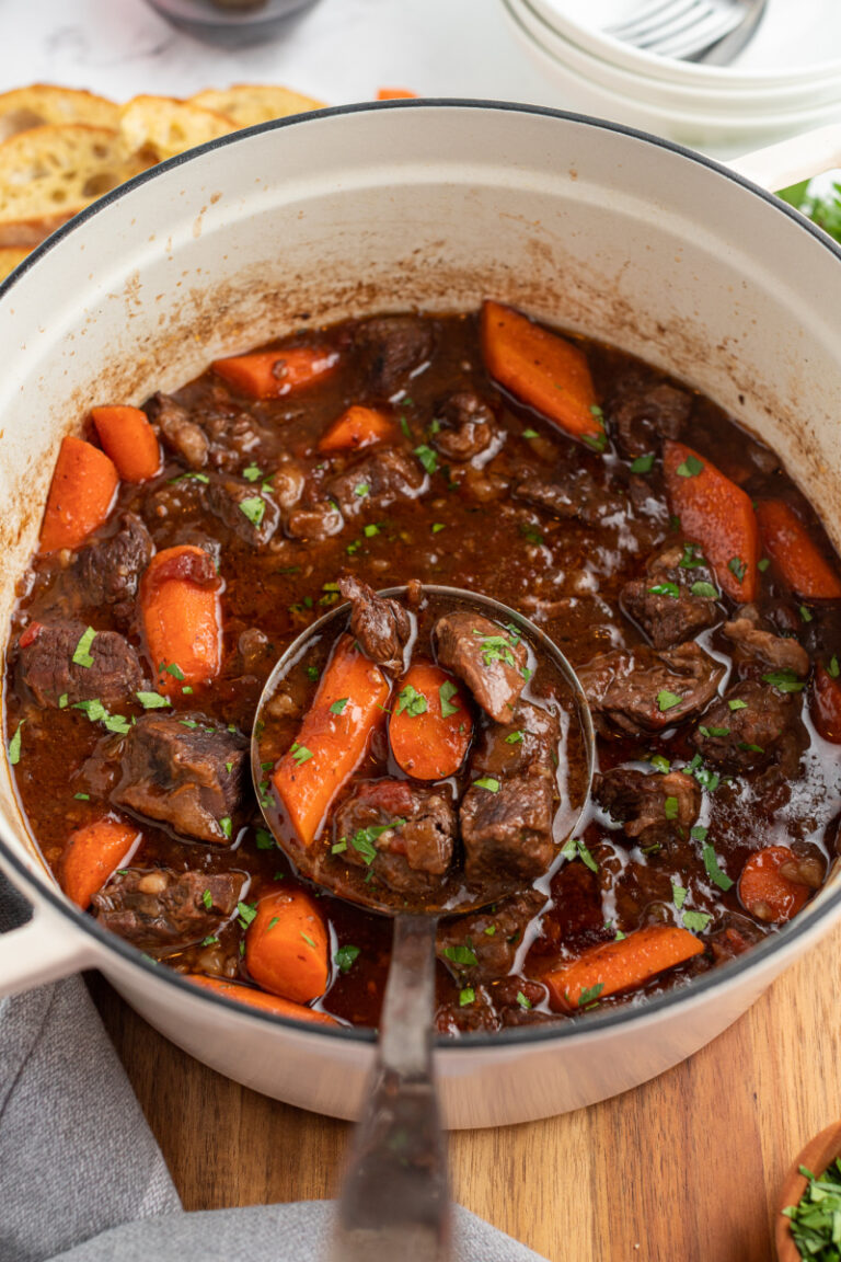 Red Wine and Herb Marinated Venison Stew