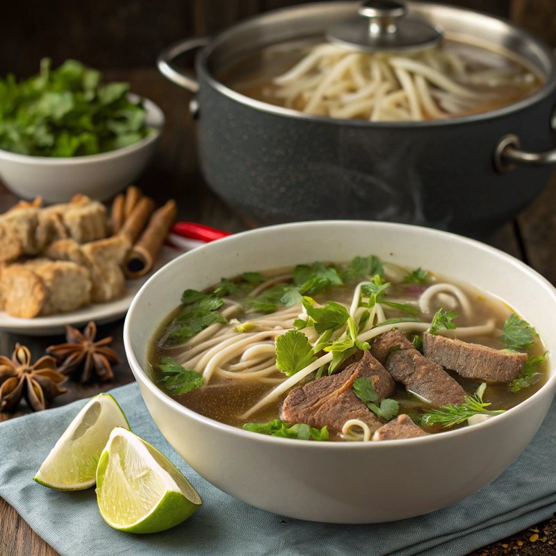 Slow-Simmered Beef Pho with Aromatic Broth