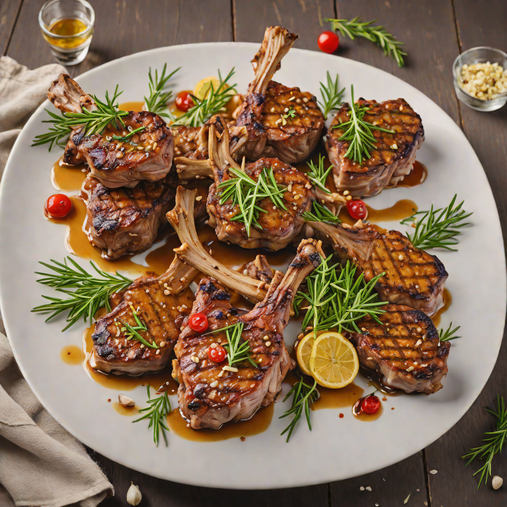 Kerch Strait Grilled Lamb Chops with Rosemary and Garlic