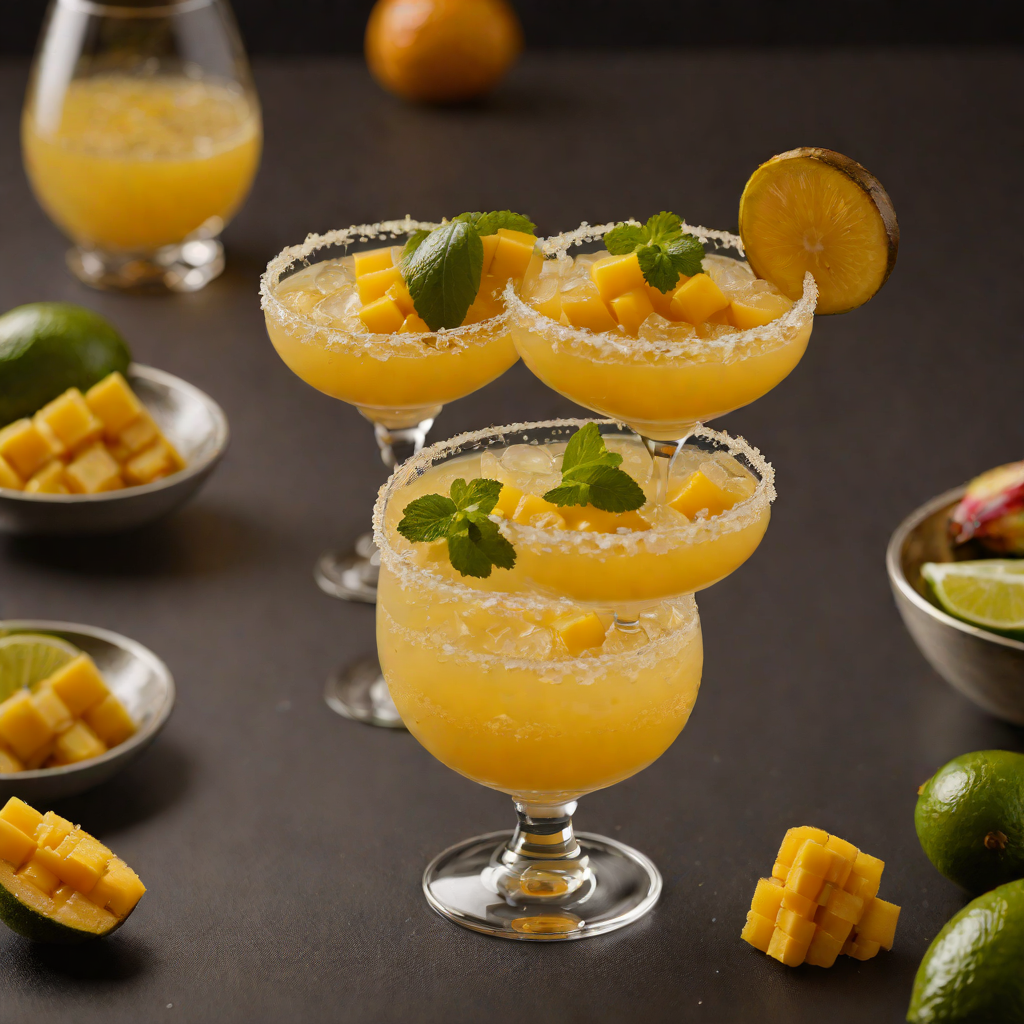Shaken Spiced Mango Margarita