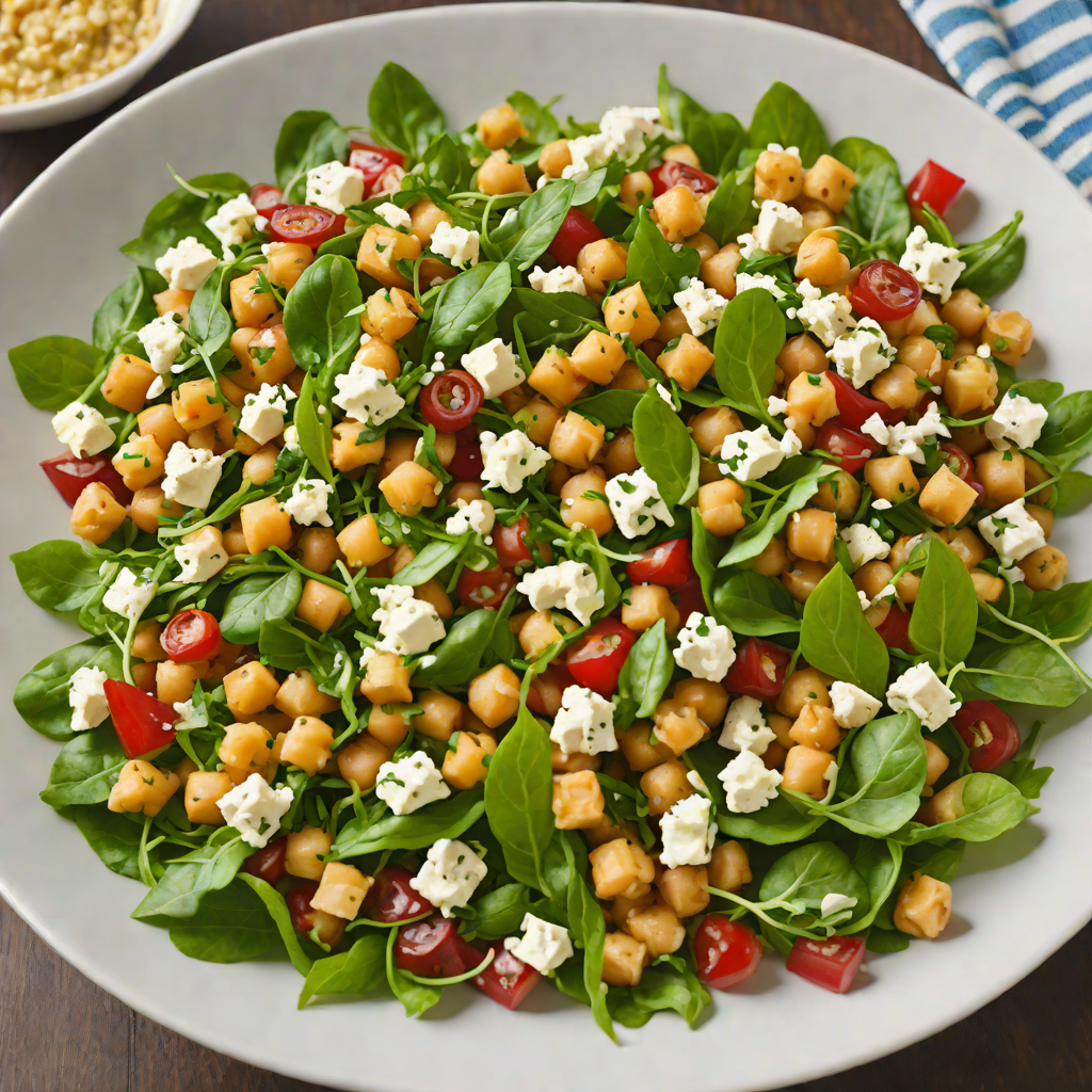 Mediterranean Chickpea and Feta Salad