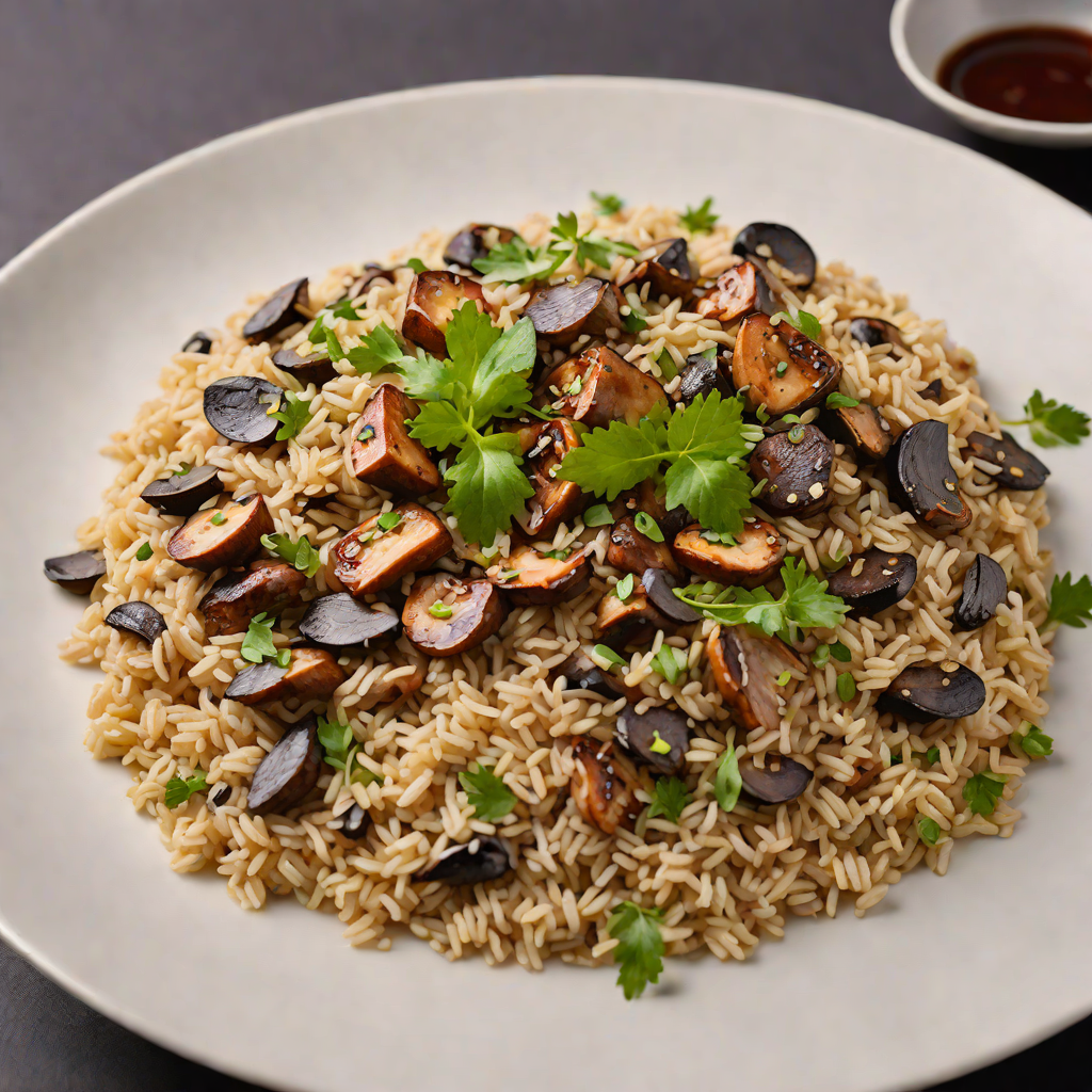 Red Wine and Spice-Infused Mushroom Risotto