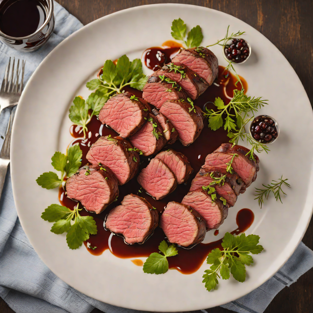 Grilled Venison Tenderloin with Spiced Red Wine Marinade