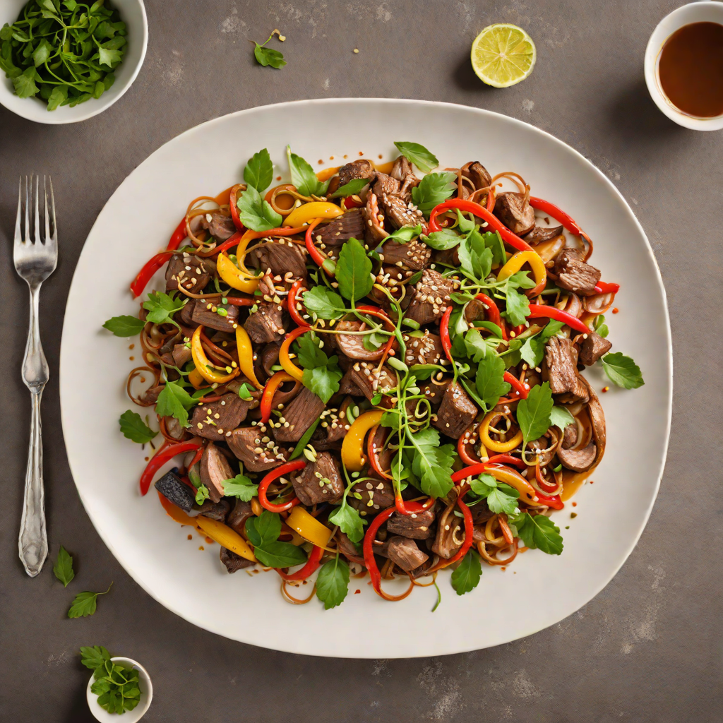 Kangaroo Stir-Fry with Kakadu Plum and Ginger