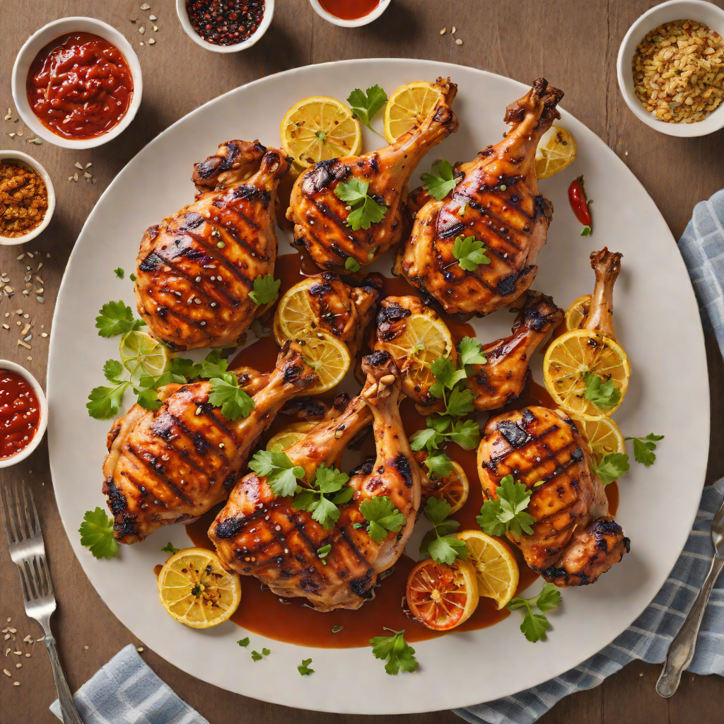 Grilled Peri-Peri Chicken with Spicy African Marinade