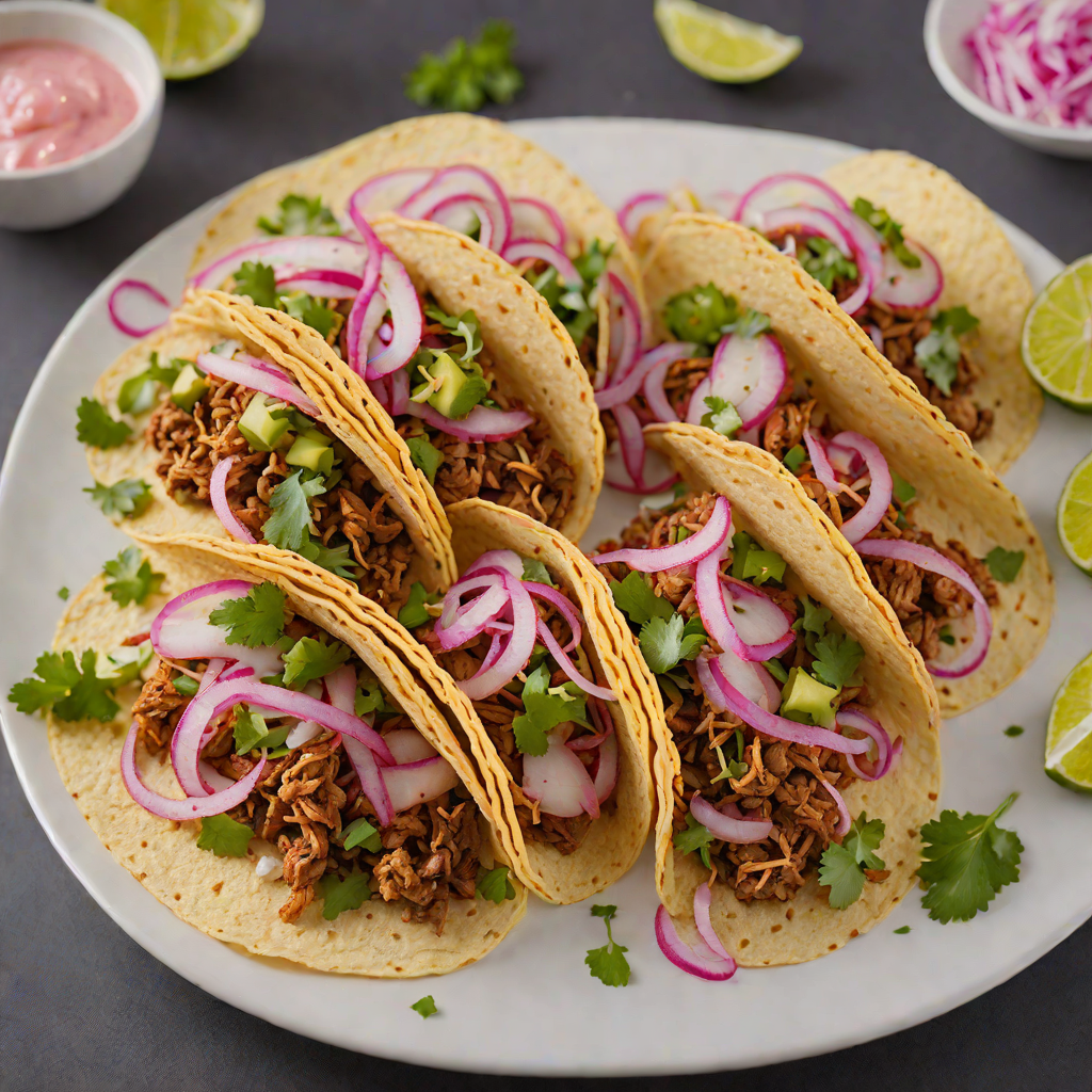 North Aurora Spiced Pork Tacos with Pickled Red Onion
