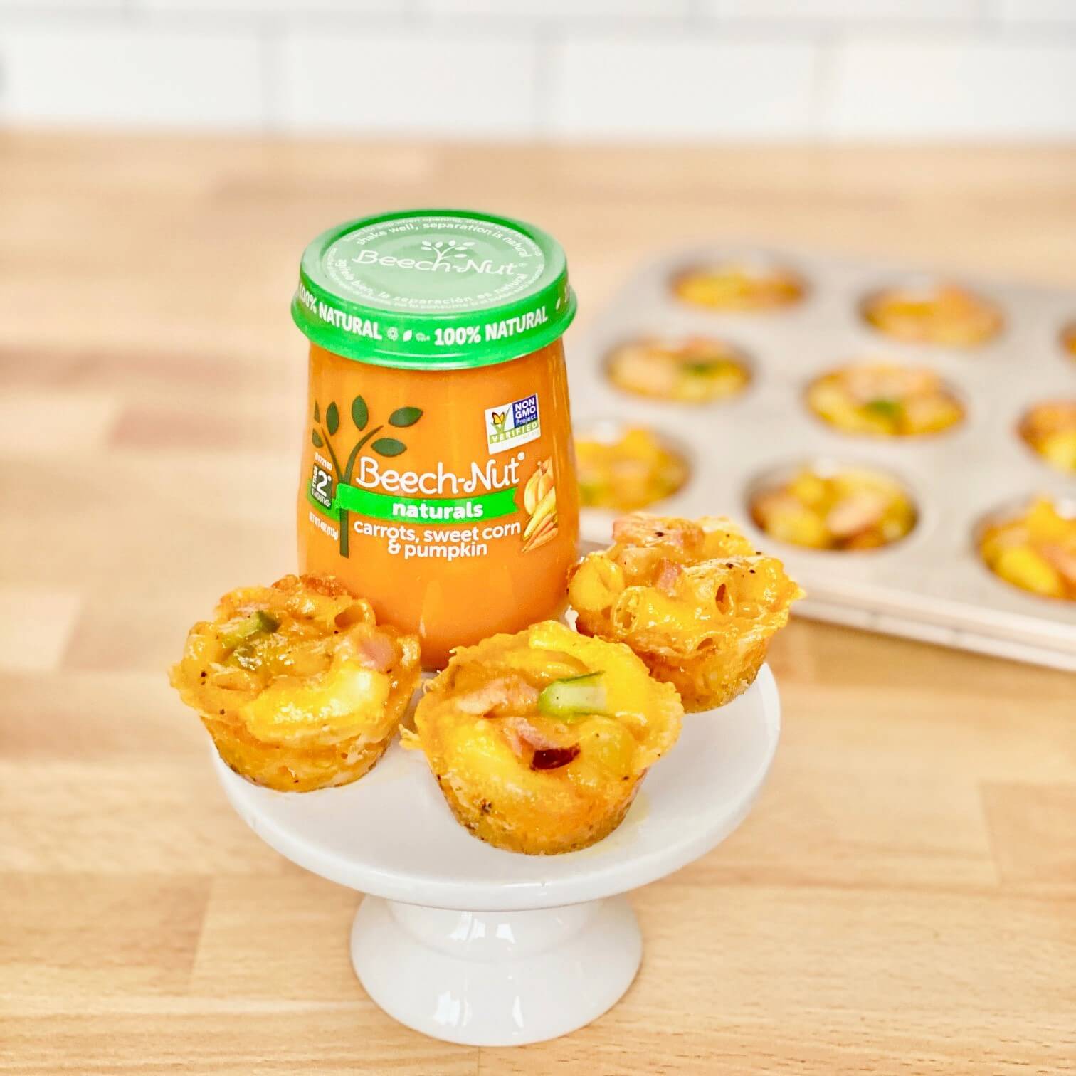 Mini Cheese & Veggie Pasta Cups