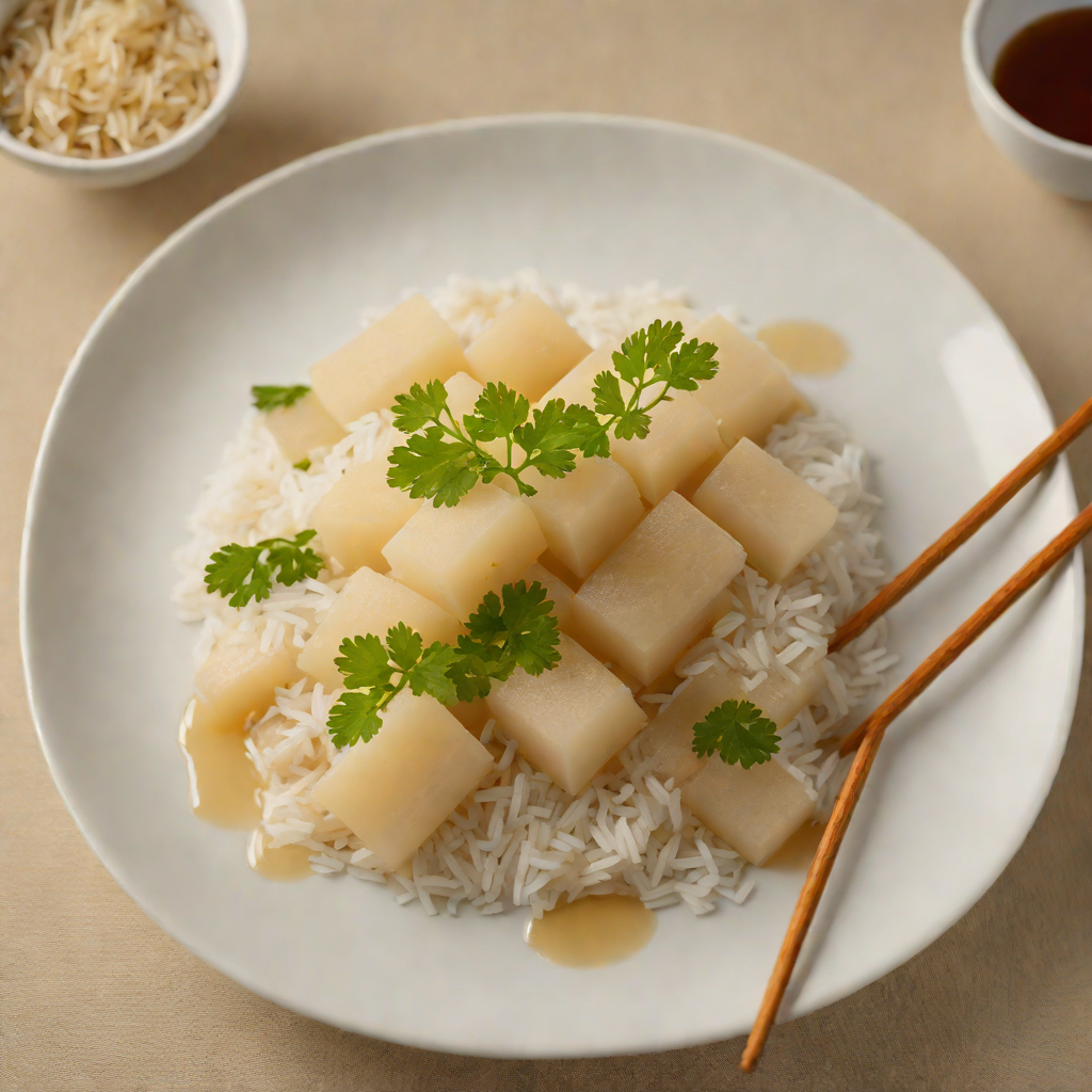 Japanese Pickled Daikon with Rice Vinegar
