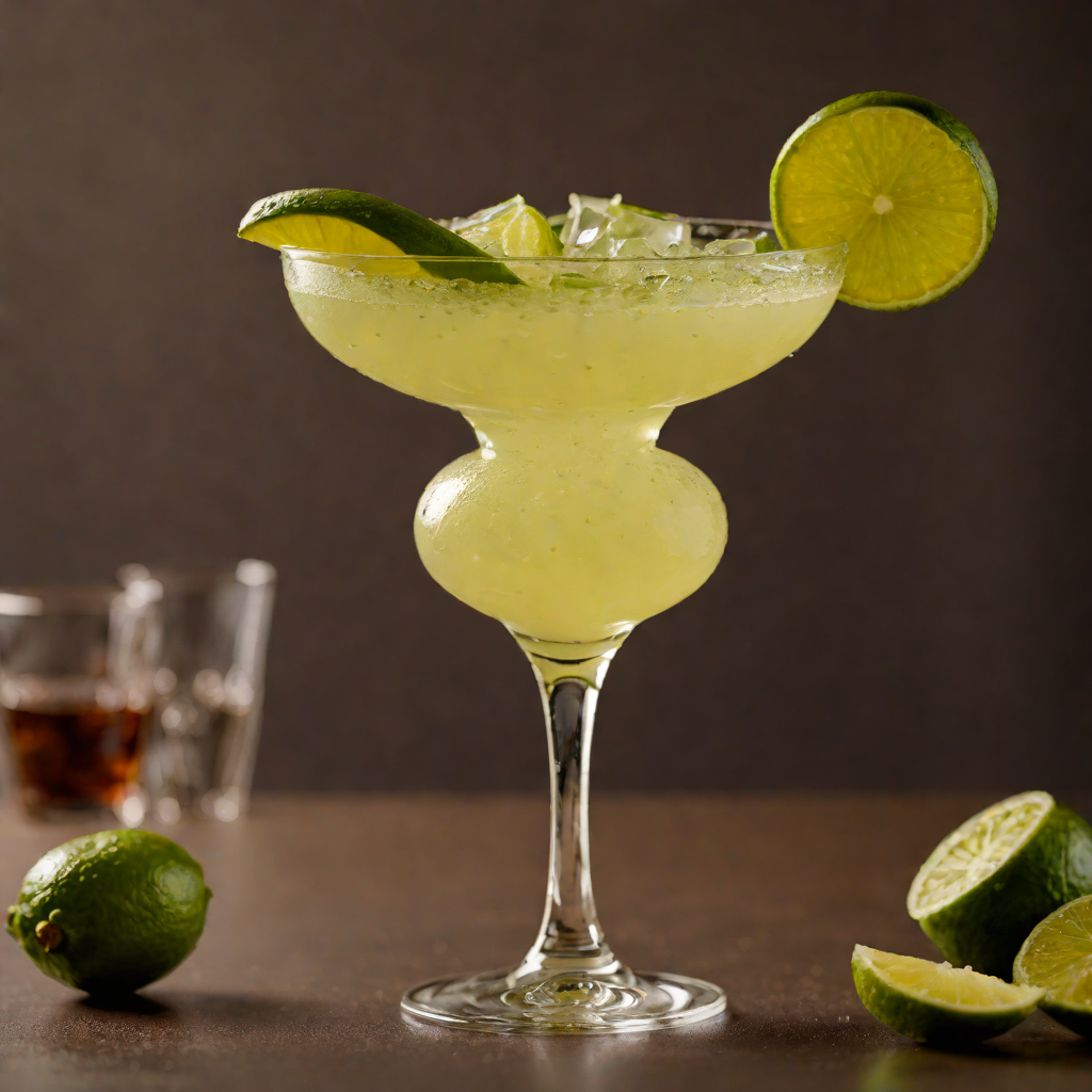 Refreshing Daiquiri with Lime and Simple Syrup
