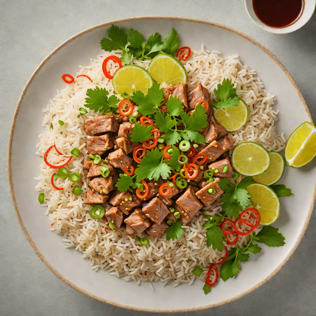 Vietnamese-Style Lemongrass Pork Rice Bowl