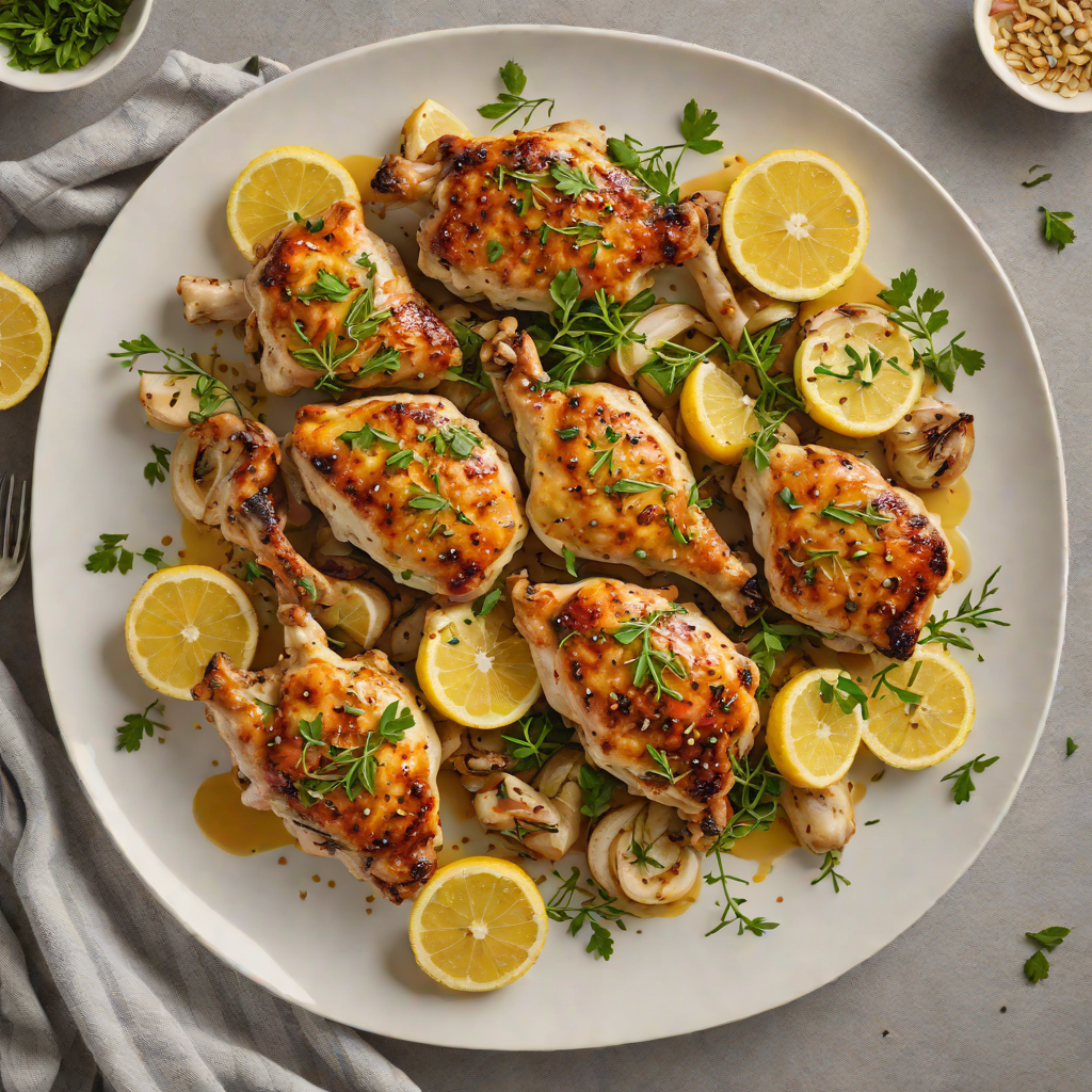 Sautéed Lemon-Garlic Chicken Thighs with Thyme