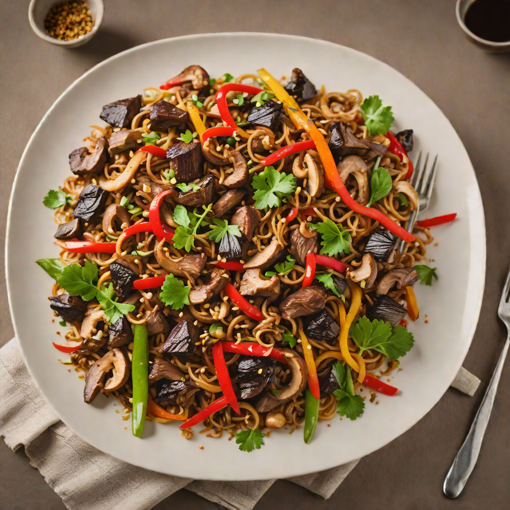 Spiced Venison and Wild Mushroom Stir-Fry