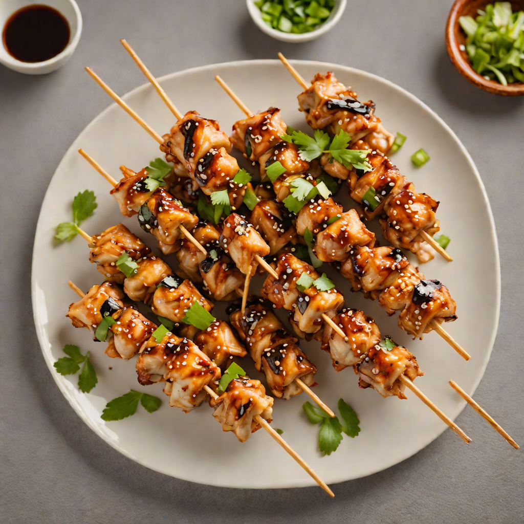 Stovetop Chicken Yakitori with Scallions
