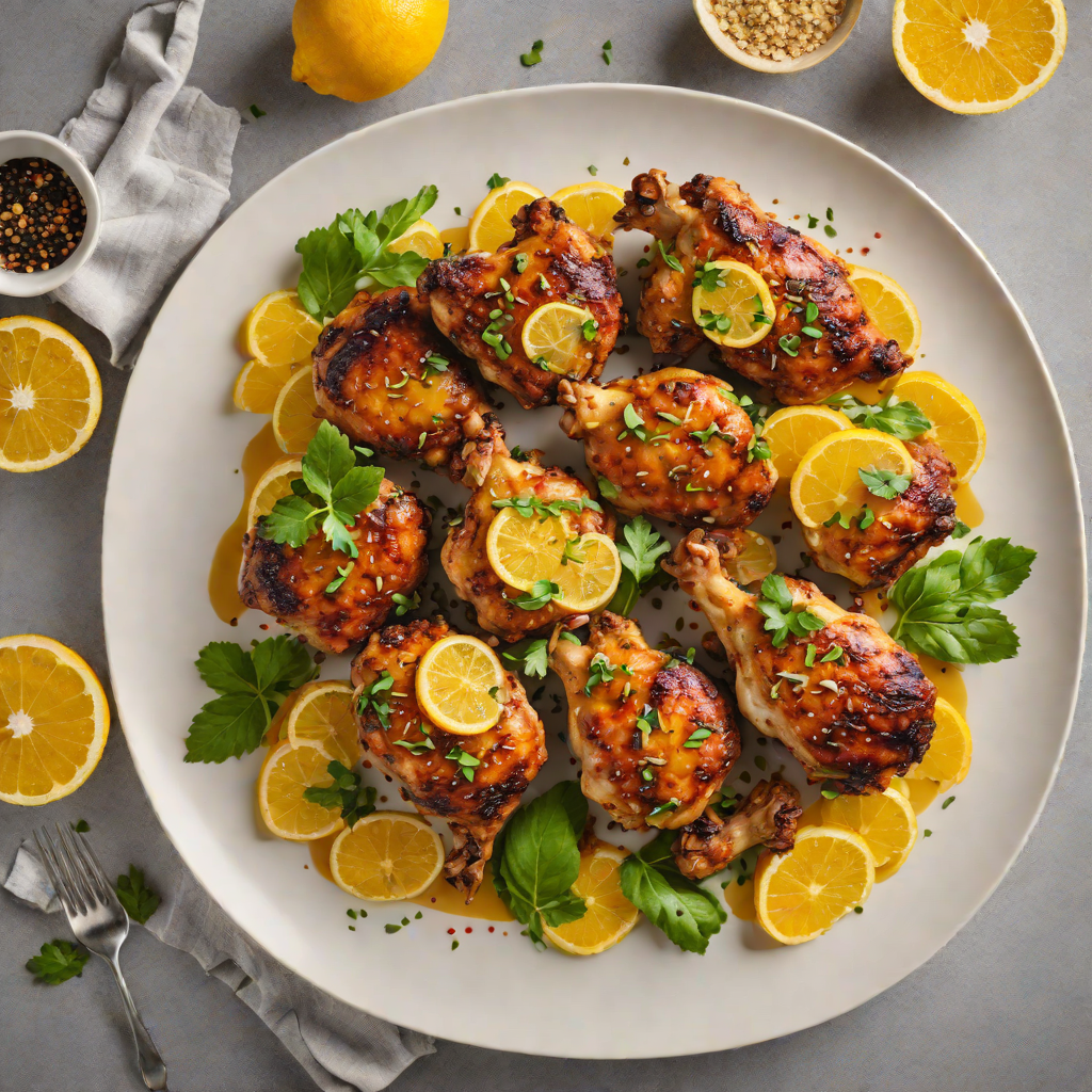 Crispy Mojo Chicken Thighs with Garlic and Citrus