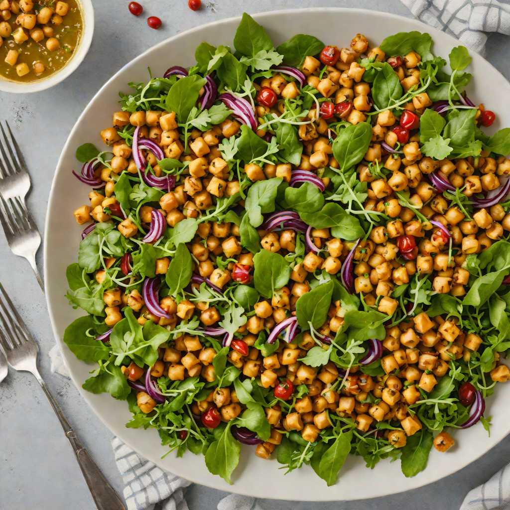 Roasted Chickpea and Za’atar Sheet Pan Salad