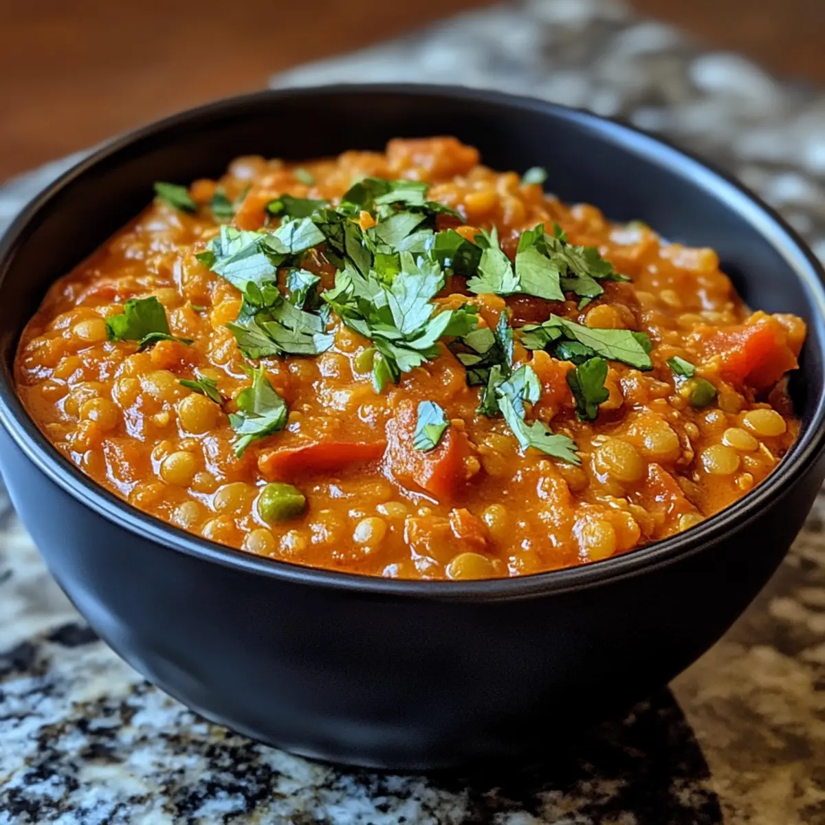 One-Pot Spiced Lentil and Tomato Curry