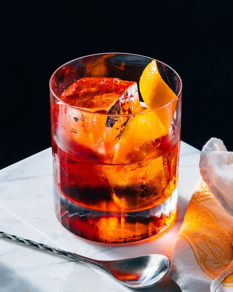 Negroni-Inspired Bitter Aperitif Cocktail