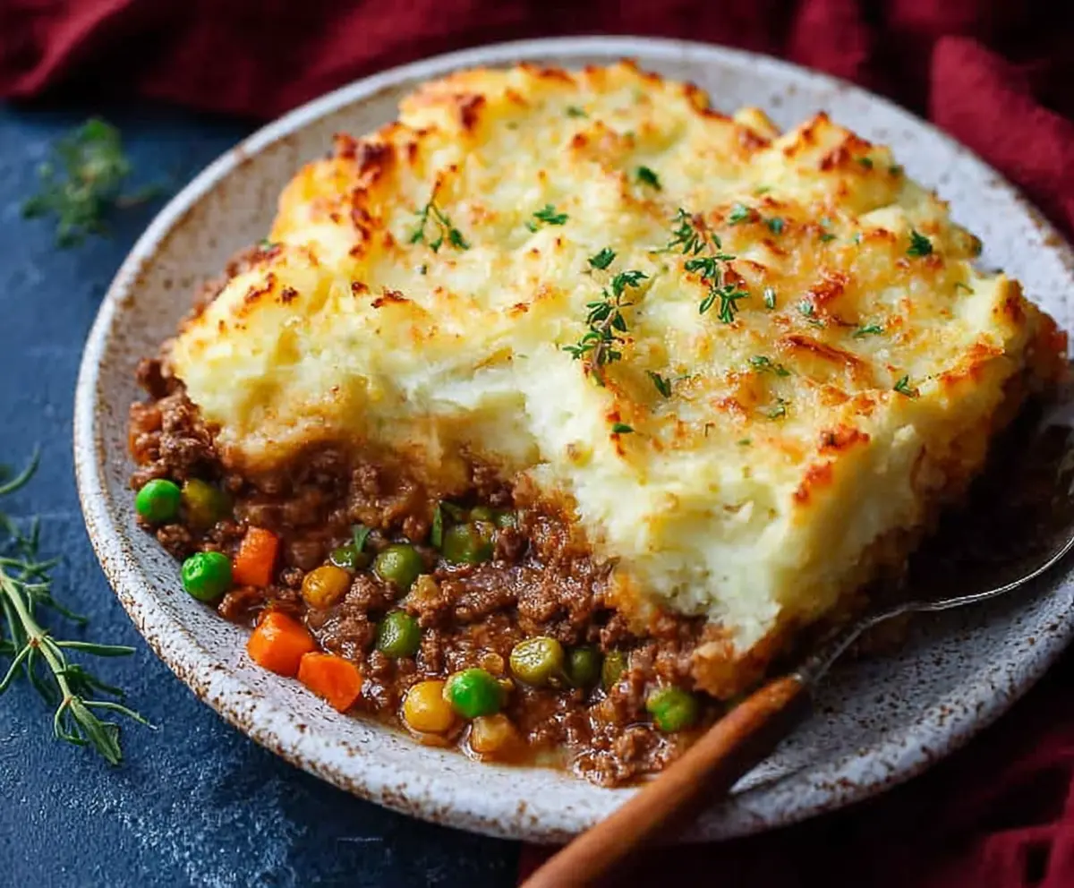 Ground Beef Shepherd’s Pie with Mashed Potato Topping