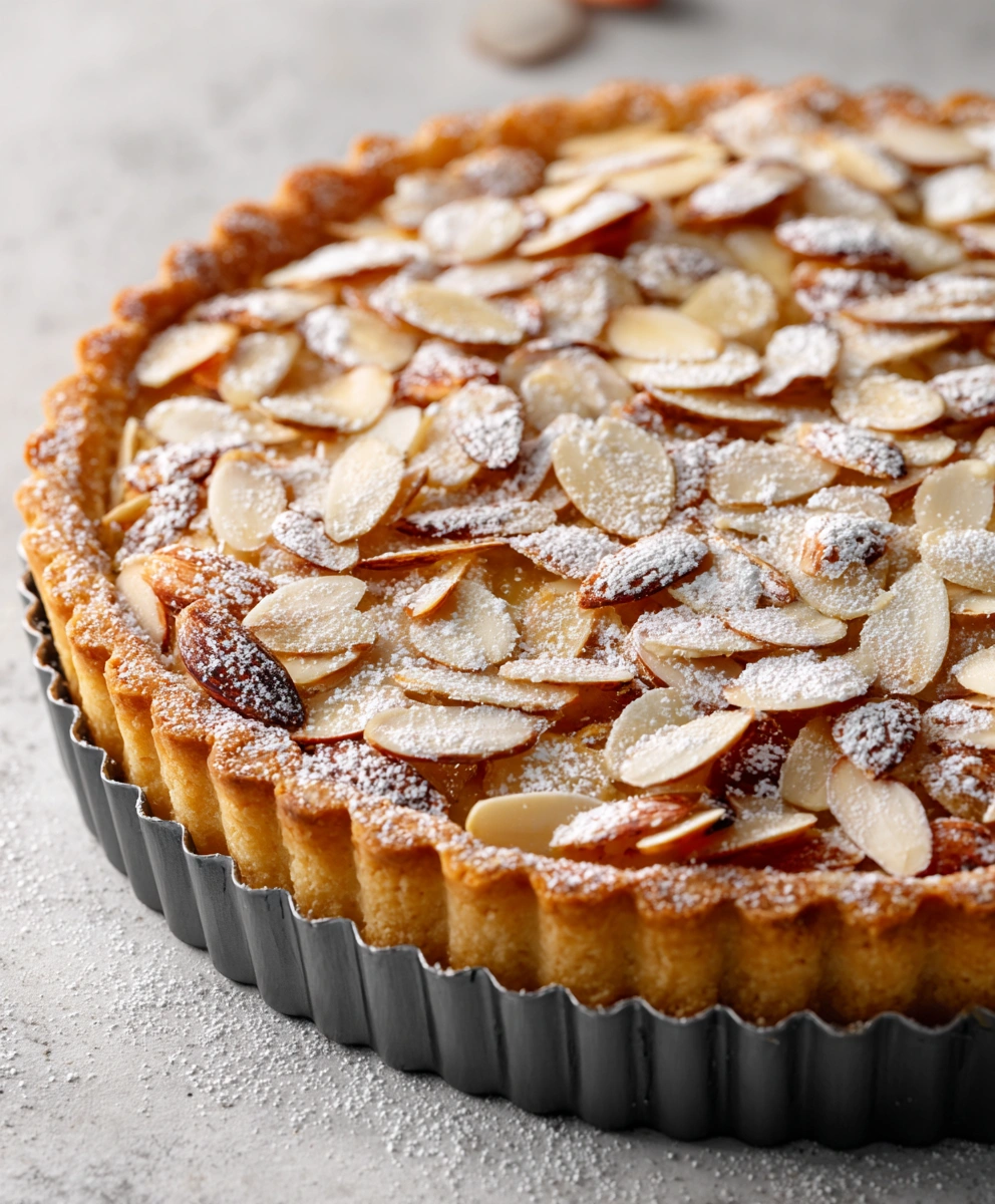 Baked Frangipane Tart with Almond Cream Filling