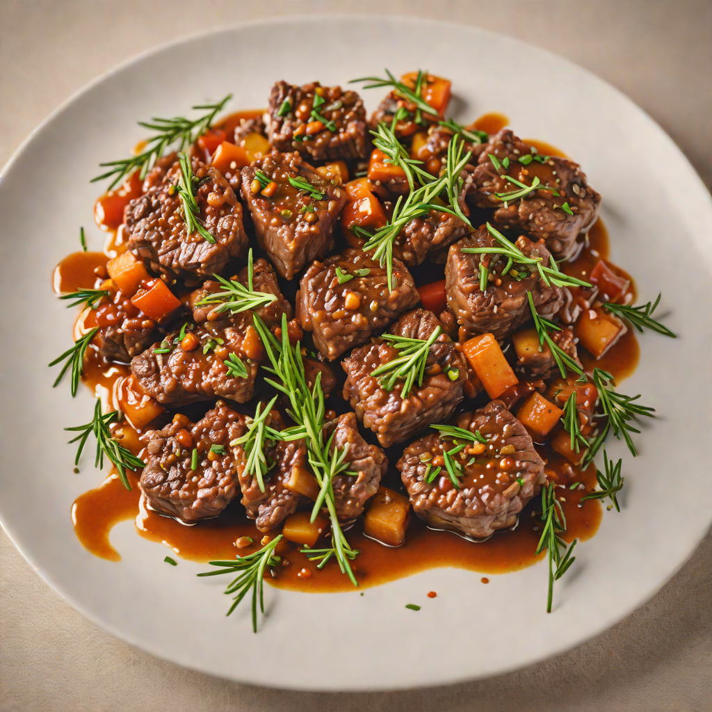 Sautéed Beef Tibs with Berbere and Fresh Rosemary