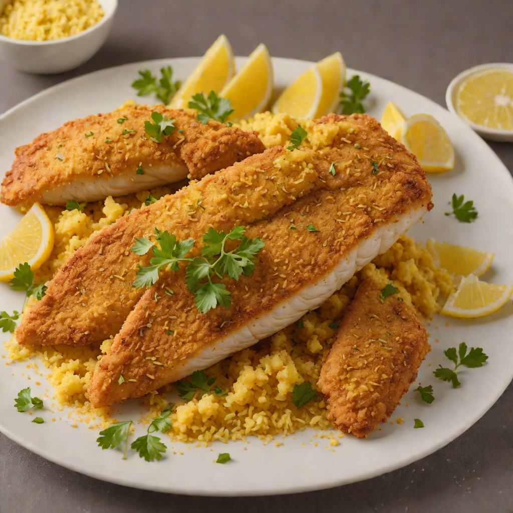 Golden Fried Catfish with Cajun Spiced Cornmeal
