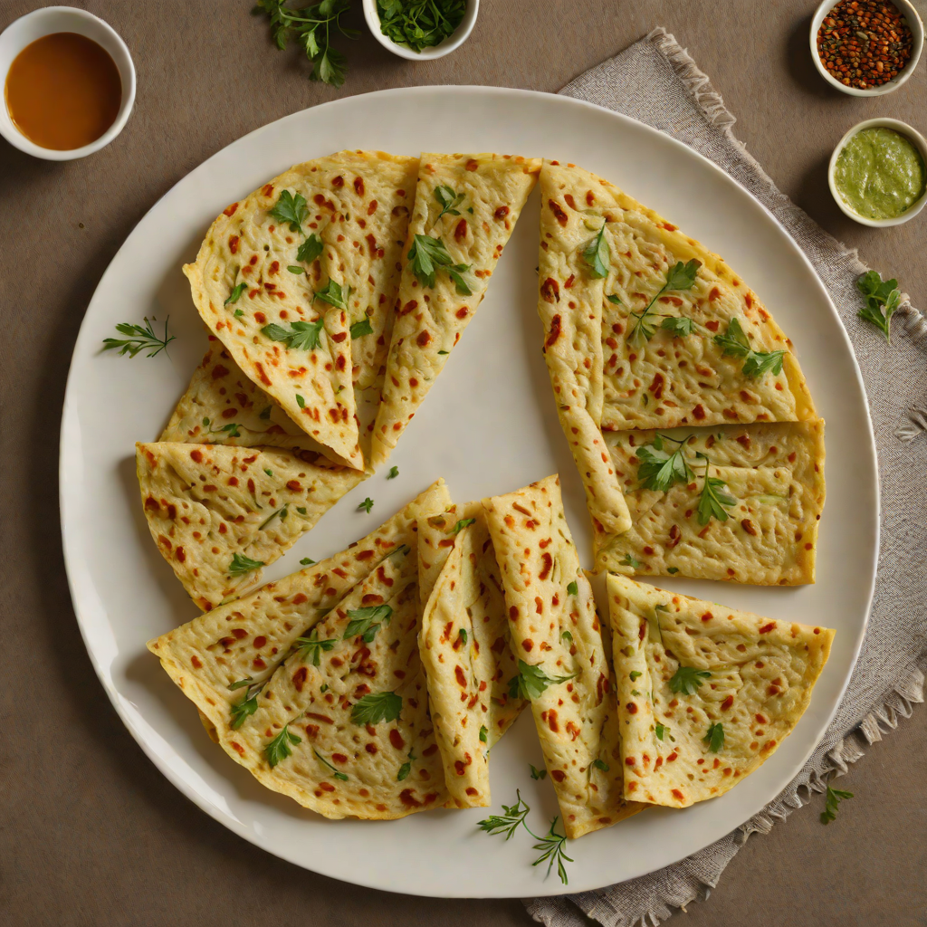Gujarati Spiced Fennel and Cumin Roti