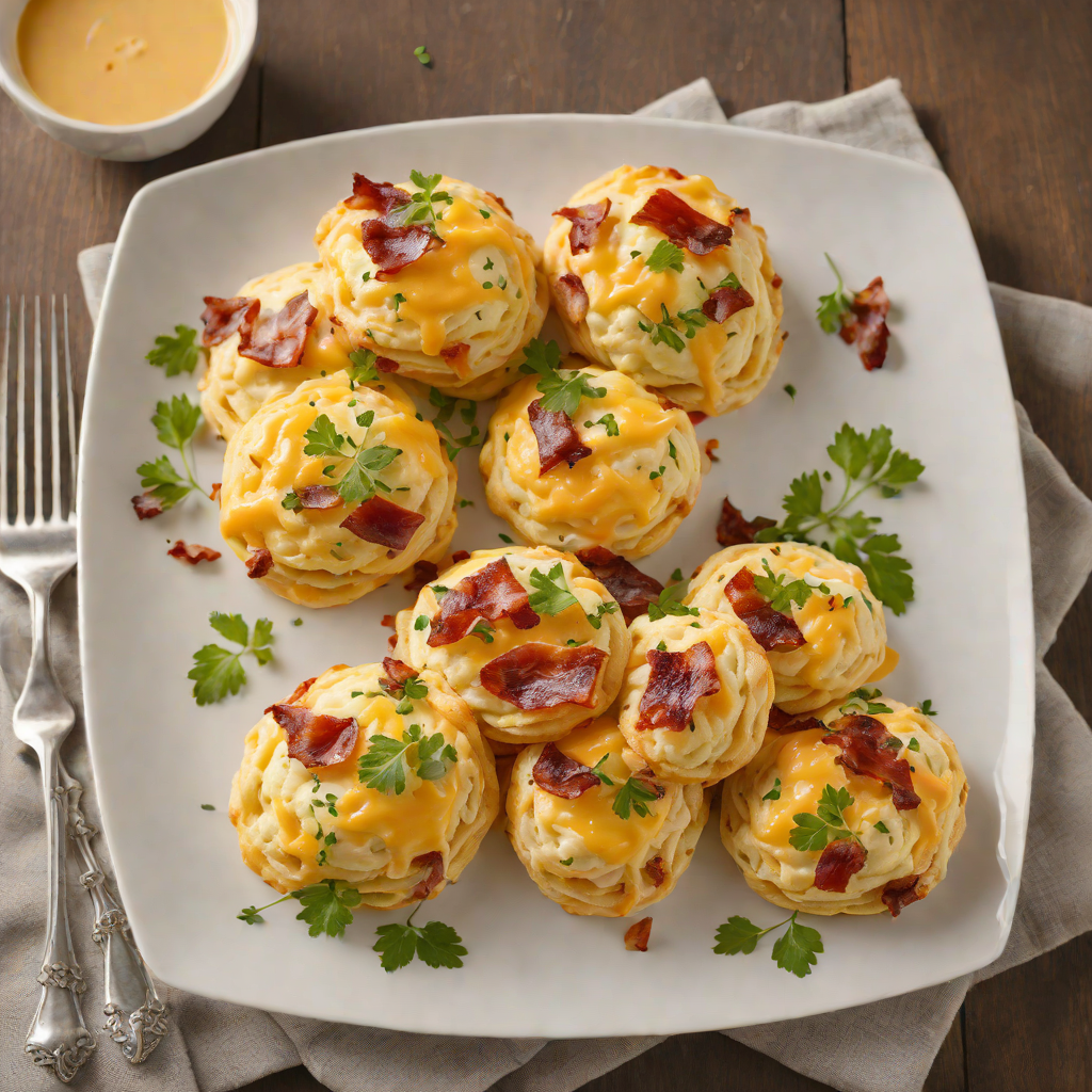 Cheddar and Bacon Cloud Bread