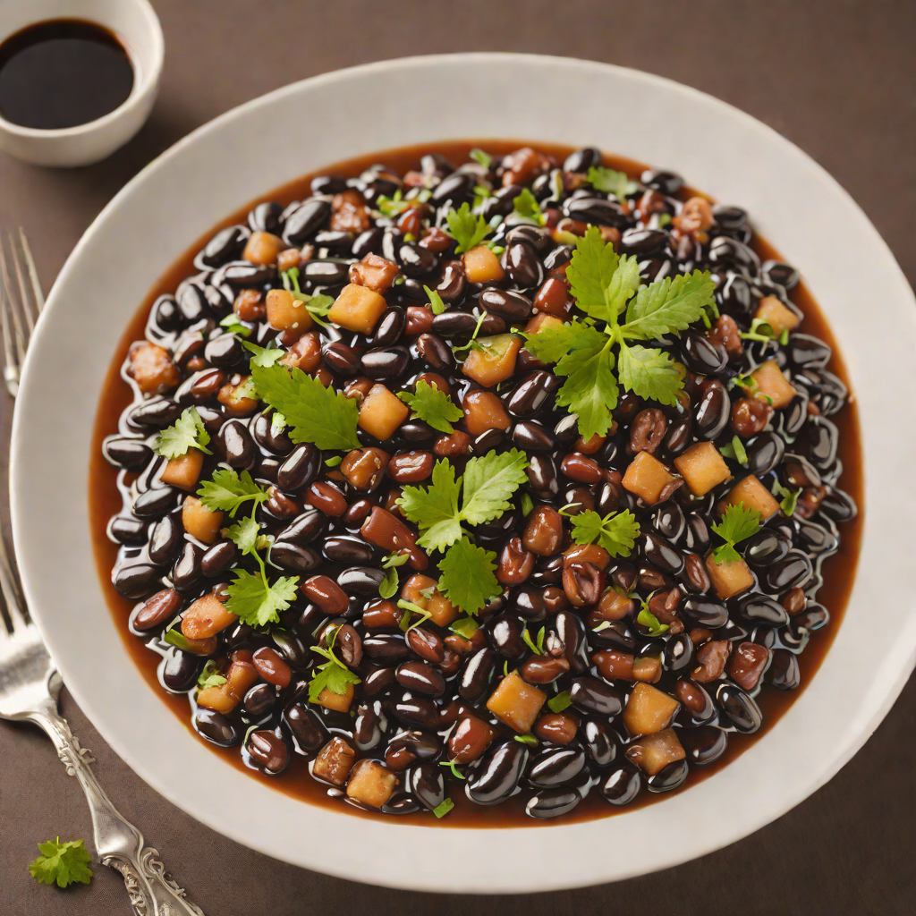 Brown Sugar and Rum-Braised Black Beans