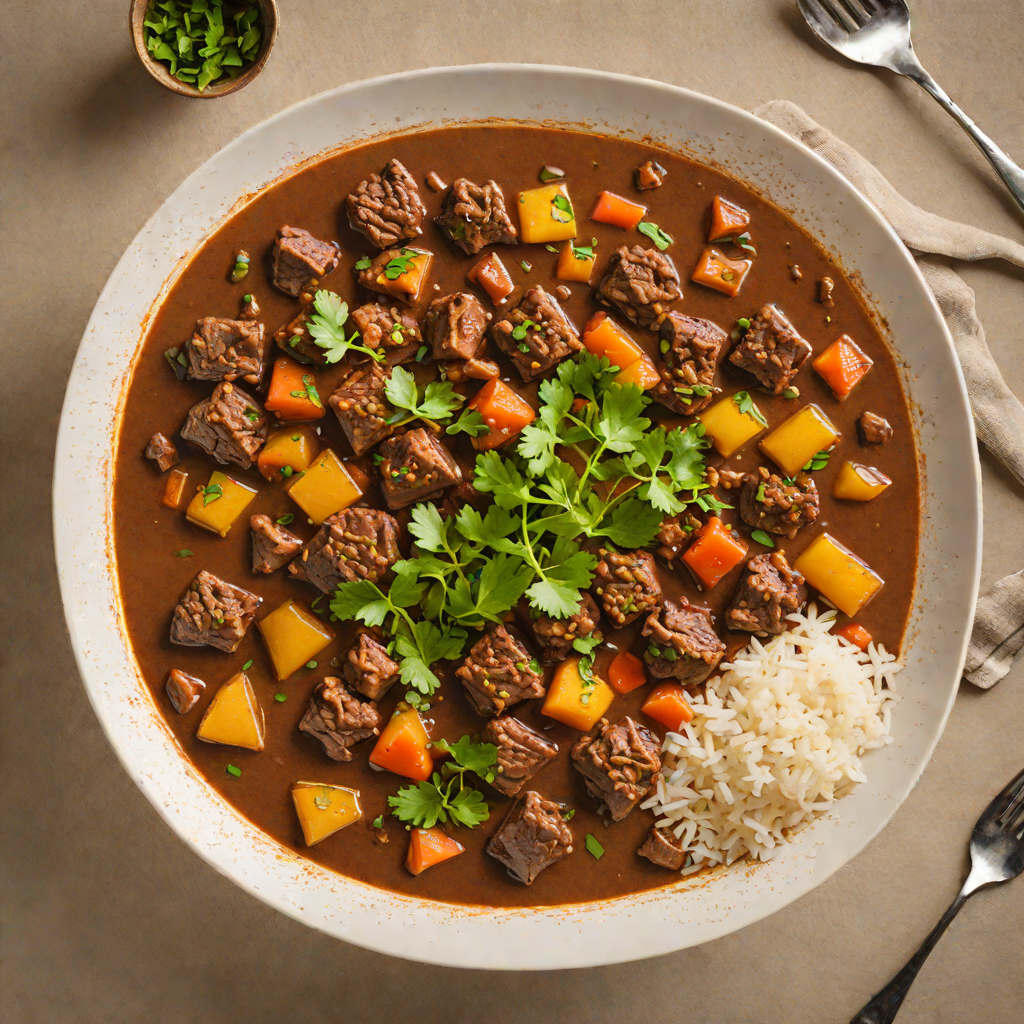 Slow-Simmered Tanzanian Beef Stew with Coconut and Warm Spices