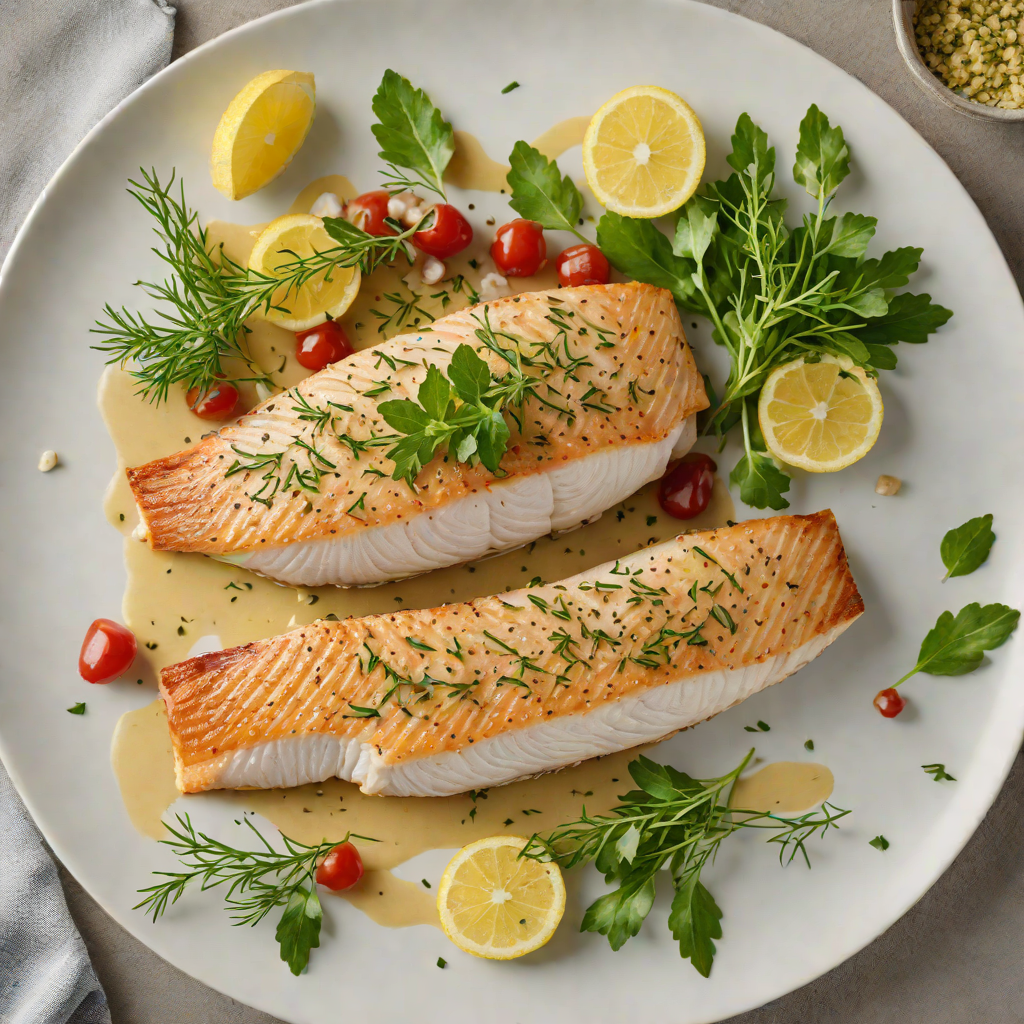 Pan-Roasted Lake Superior Whitefish with Ashland Herb Butter