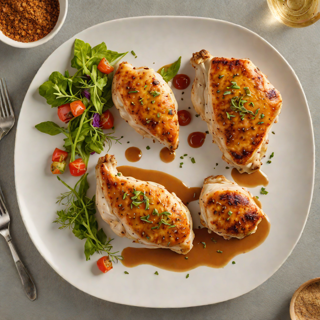 Pan-Seared Chicken with Jazz-Inspired Spiced Rub