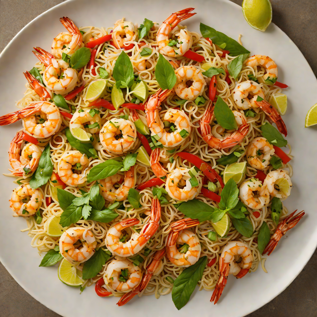 Coconut-Lemongrass Tiki Shrimp Stir Fry