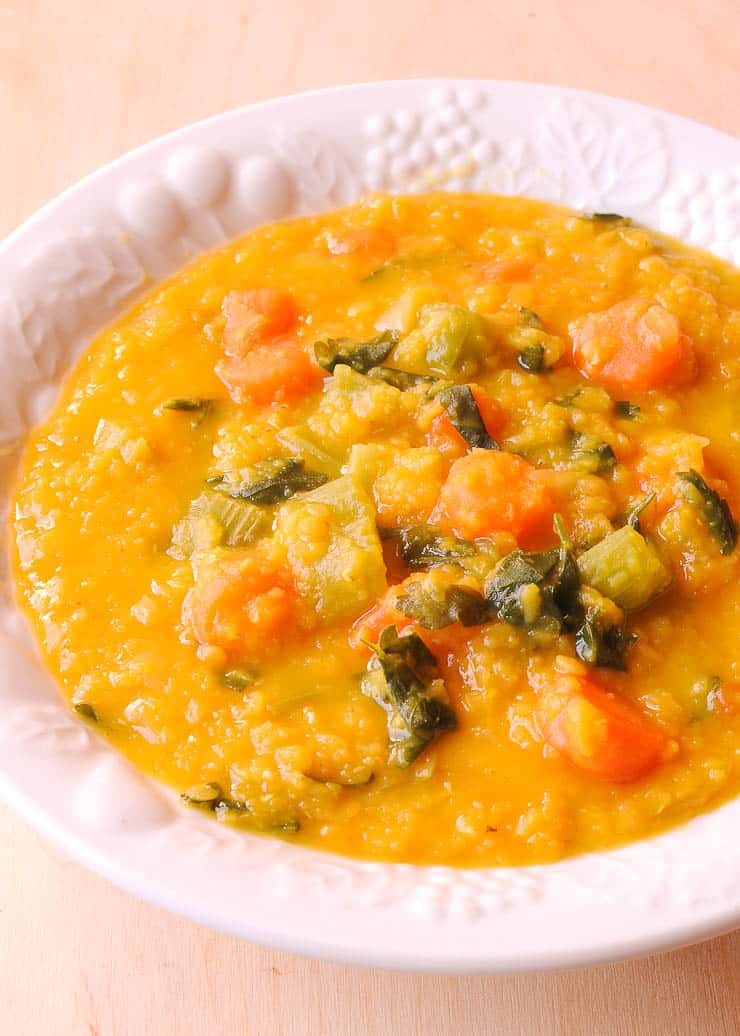 Turmeric-Spiced Lentil and Vegetable Soup
