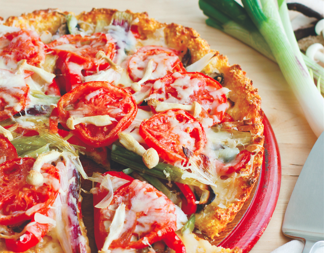 Aperol-Infused Roasted Vegetable Tart with Herbed Crust