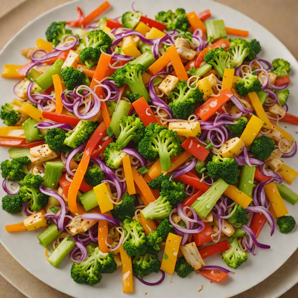 Interactive Map-Inspired Rainbow Veggie Stir Fry