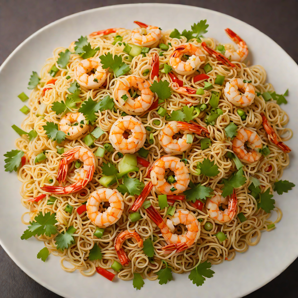 Spicy Regional Stir-Fried Rice Noodles with Shrimp