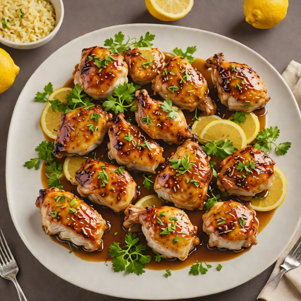 Pan-Seared Lemon-Honey Glazed Chicken Thighs