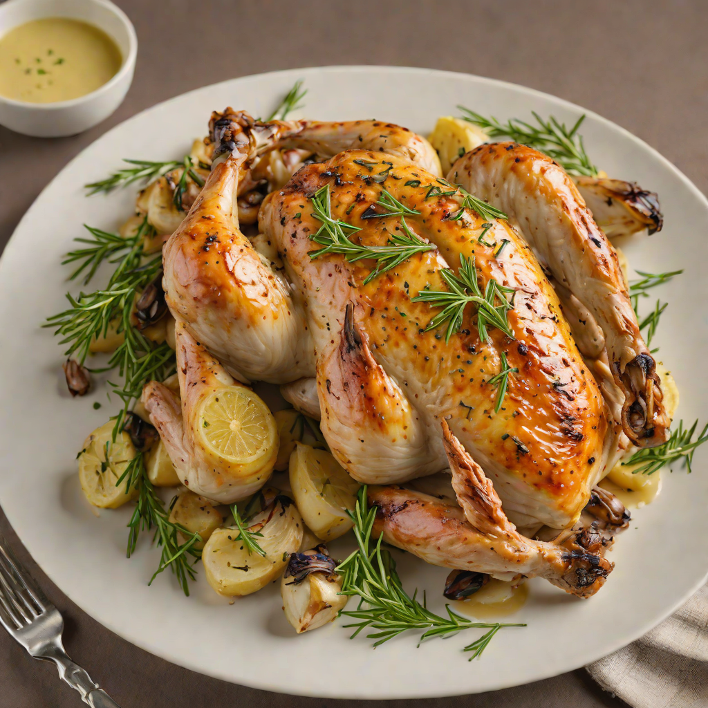 Pan-Roasted Chicken with Rosemary and Garlic Butter