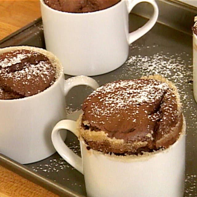 Marolles Chocolate Soufflé with Crème Anglaise