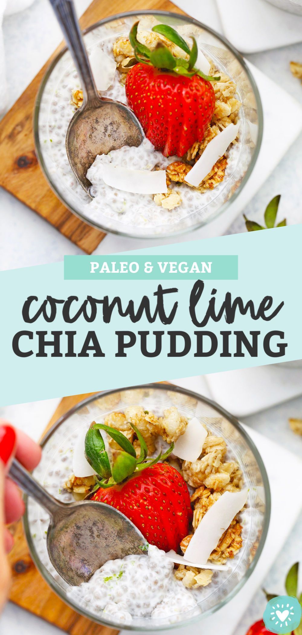 Five-Ingredient Coconut Lime Chia Pudding