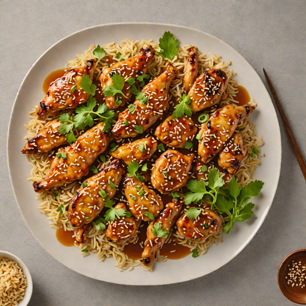 Sautéed Garlic Ginger Chicken with Toasted Sesame