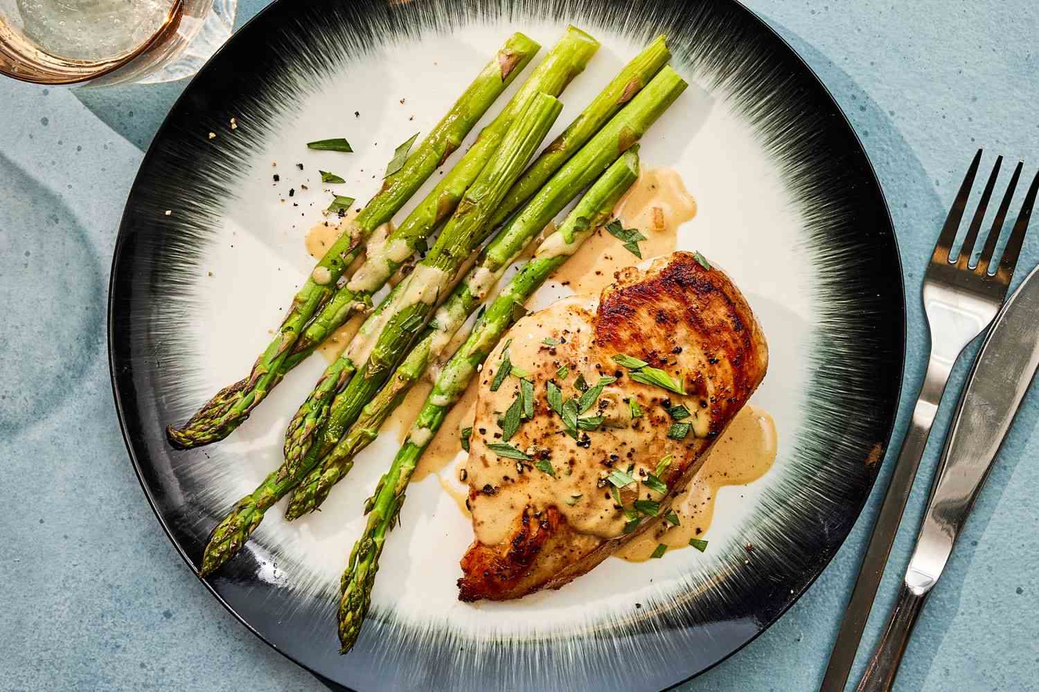 Sautéed Chicken with Tarragon Mustard Cream Sauce