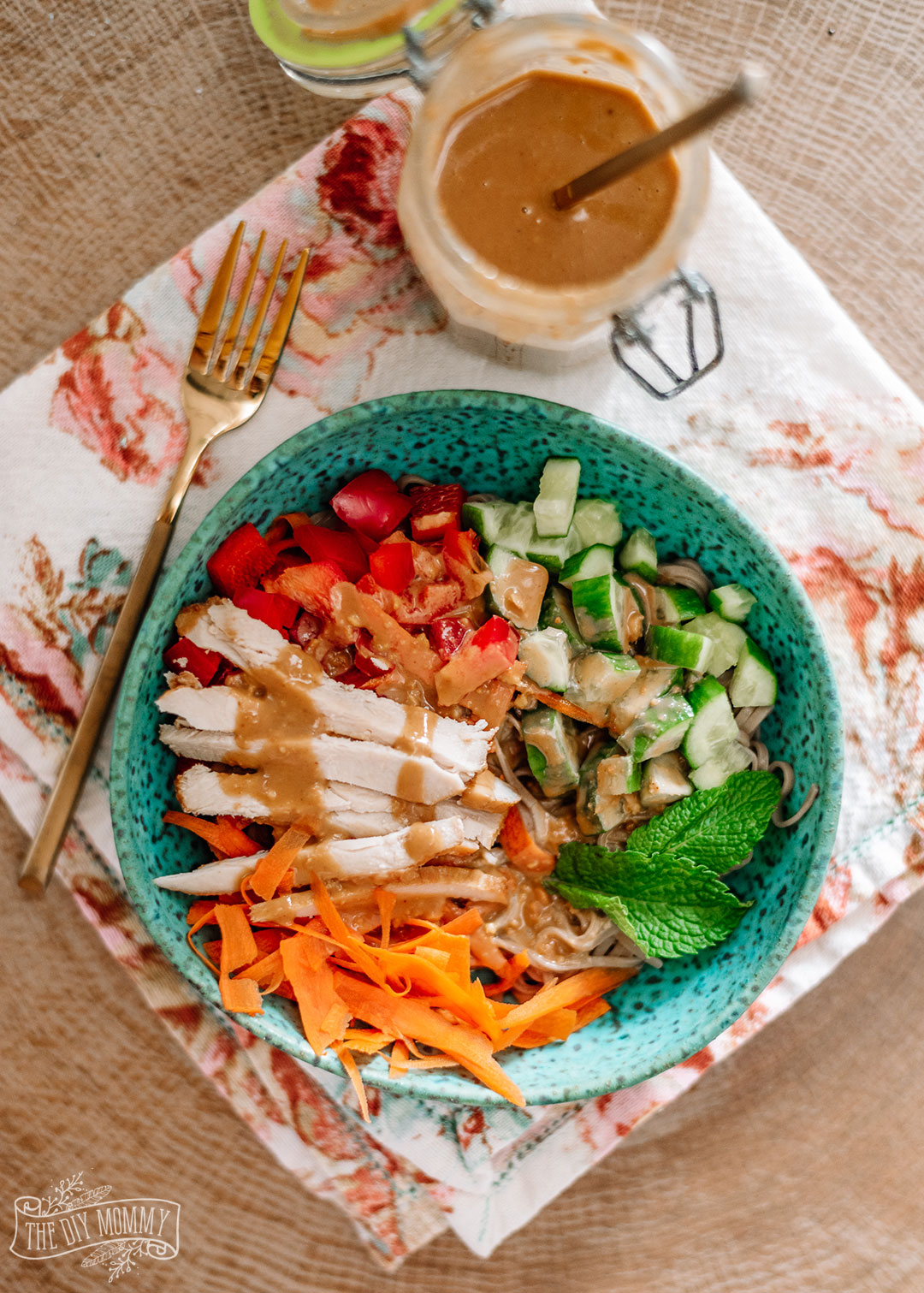 Thai-Inspired Peanut Noodle Bowl