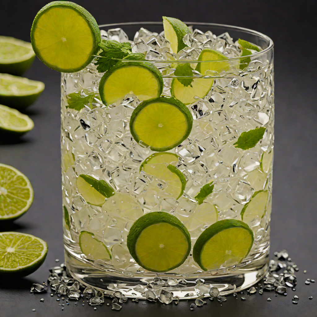 Vodka Lime Chill on the Rocks