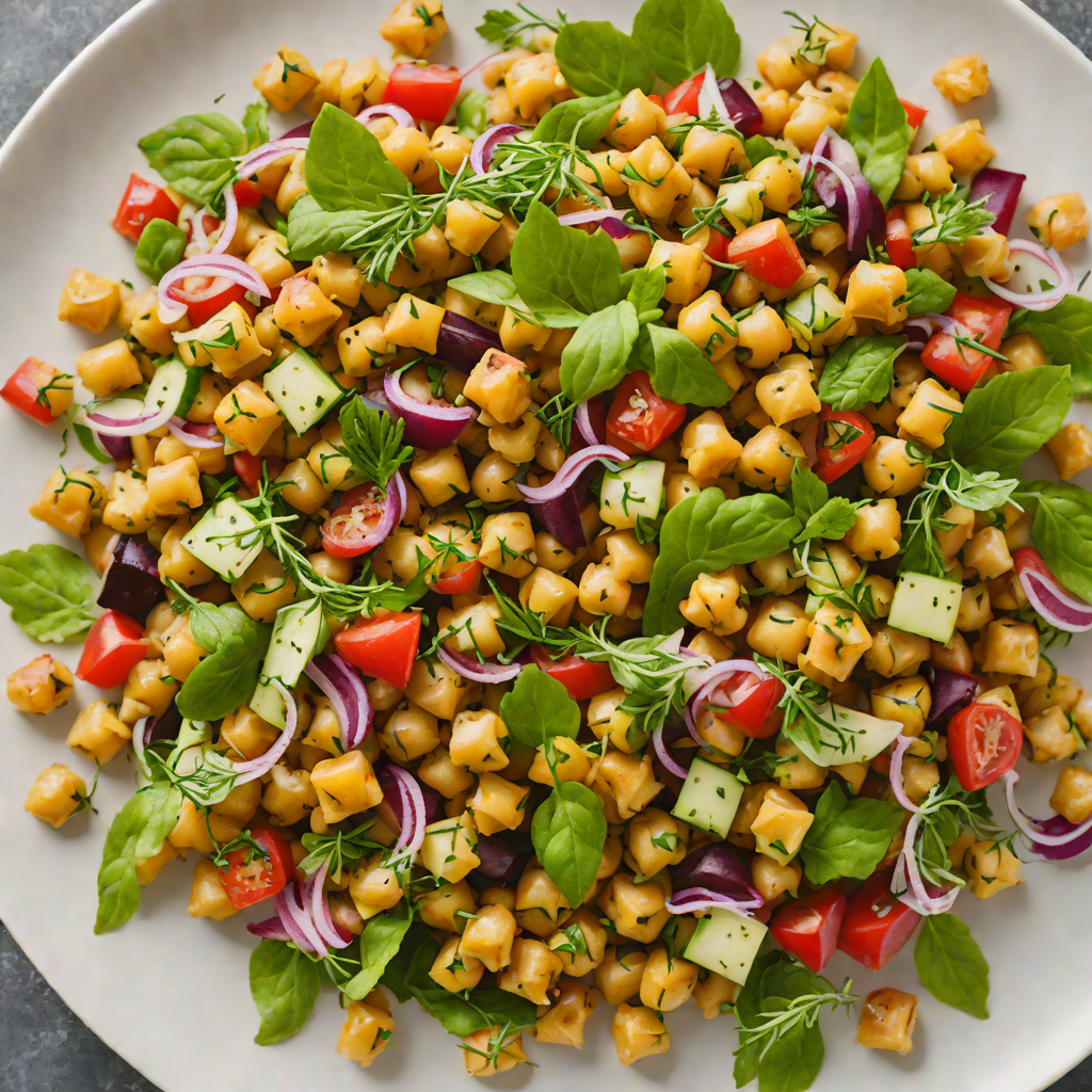 Herb-Infused Mediterranean Chickpea Salad