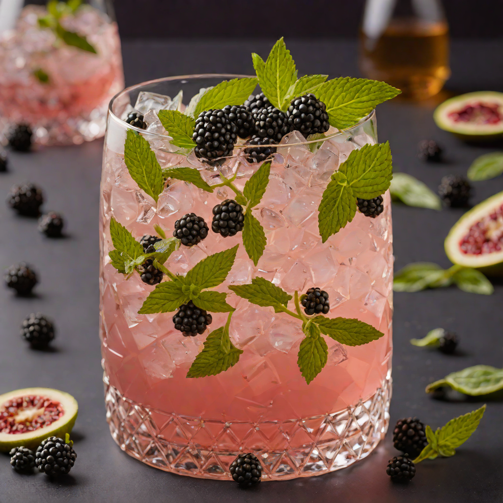 Blackberry Sage Gin Collins
